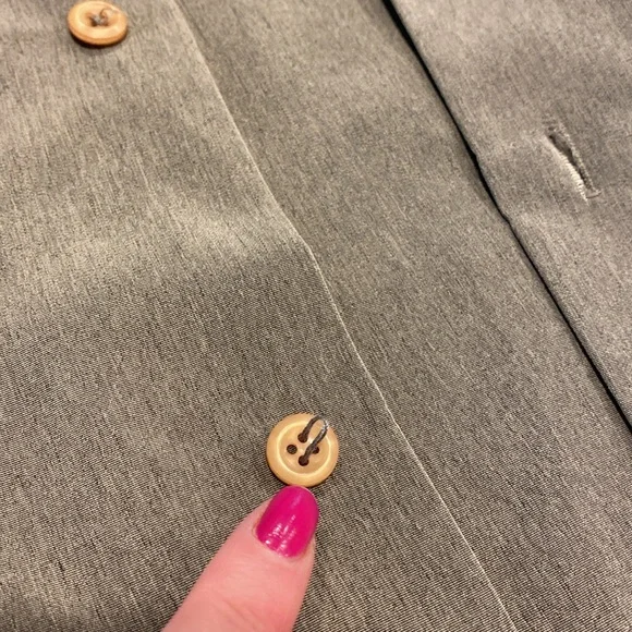 Pavo by Lastrada Men’s Short Sleeve Large Polyester Green Shirt Buttons - Picture 12 of 17